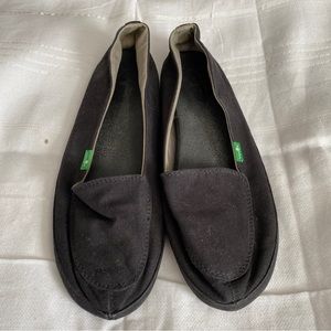 LAST CHANCE Black Sanuk Loafers